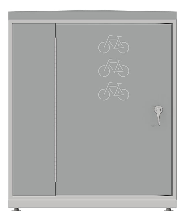 Front Image of Locker Bicycle Cora Double