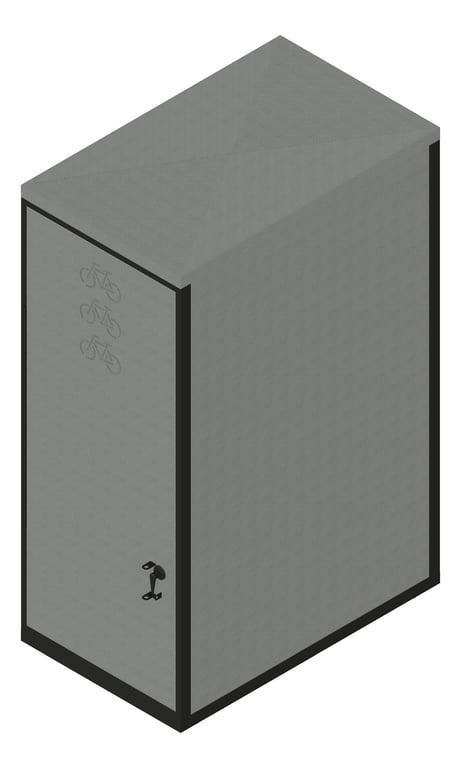 Locker Bicycle Cora Vertical