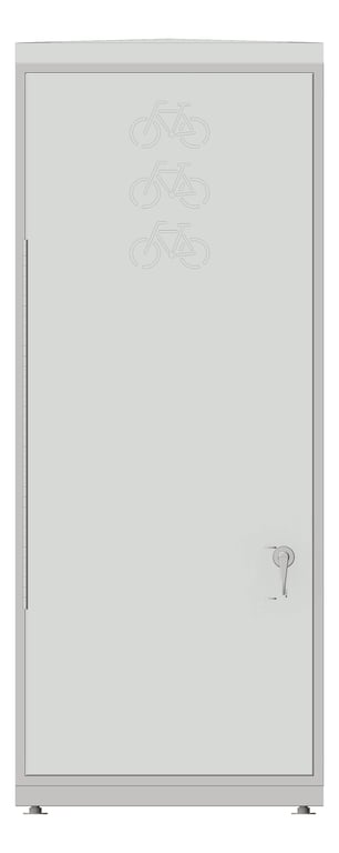Front Image of Locker Bicycle Cora Vertical