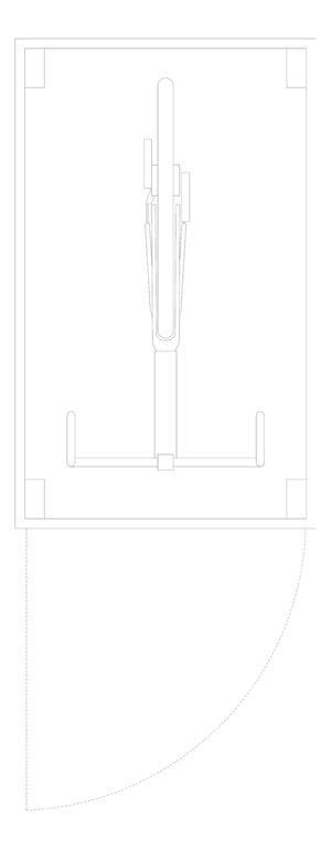 Plan Image of Locker Bicycle Cora Vertical