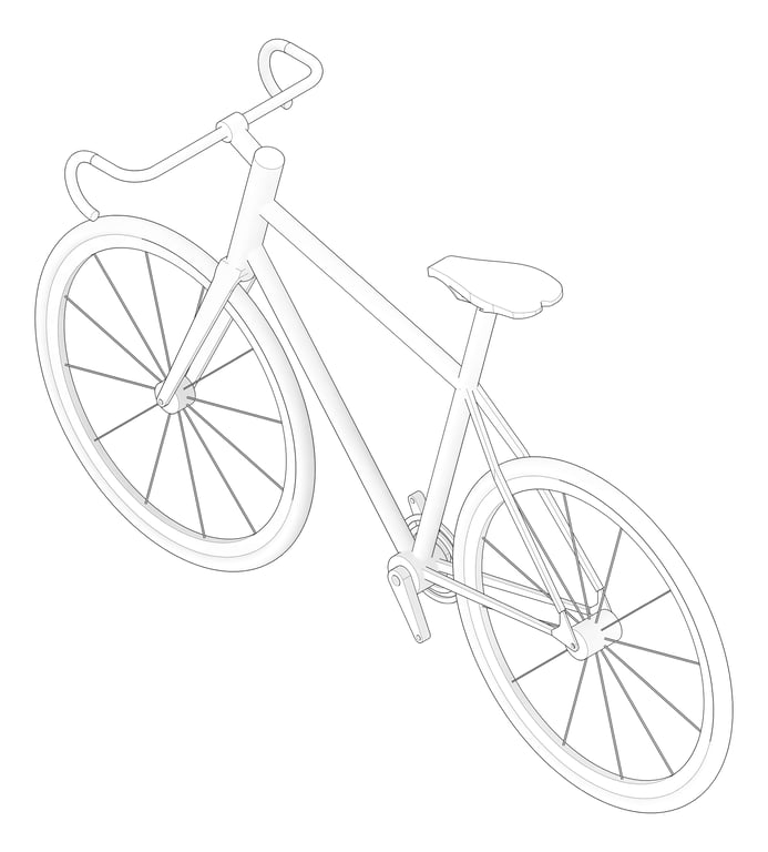 3D Documentation Image of Bicycle Cora Road