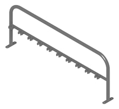 3D Presentation Image of Rack Scooter Cora