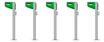 Front Image of Rack Scooter Cora Adult Charge