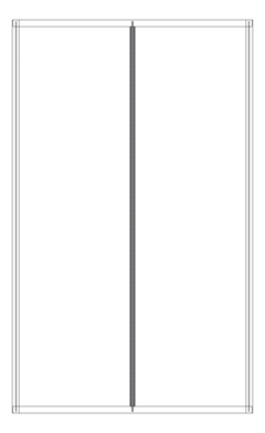 Front Image of Wall Polycarbonate Danpal FramedFacade