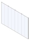 3D Shaded Image of Wall Polycarbonate Danpal TraditionalFacade