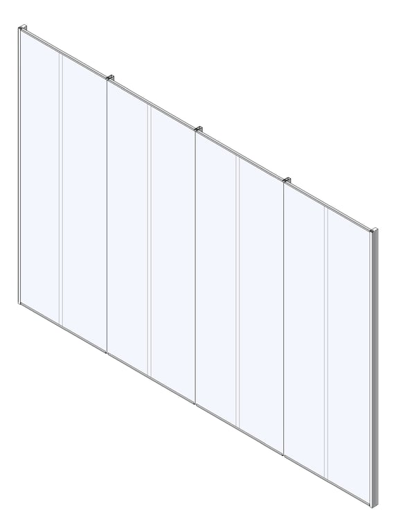 Image of Wall Polycarbonate Danpal TraditionalFacade