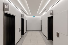 600 Bourke St - Lift Lobby - 045A9720-Edit.jpeg Image of Lighting CeilingRecessed Darkon WYN IT REC
