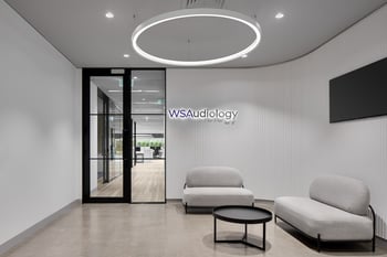 Bloom Hearing - 045A5650.jpeg Image of Lighting CeilingSuspended DeanPhillips Ambient Ring One Downlight