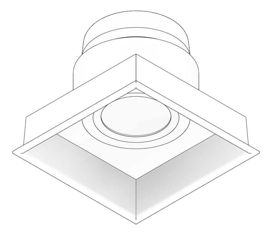3D Documentation Image of Lighting Ceiling Darkon DeepDown Square REC