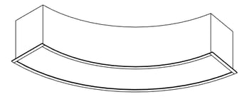 3D Documentation Image of Lighting CeilingRecessed Darkon TRIM RADII REC