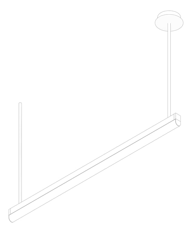 3D Documentation Image of Lighting CeilingSuspended Darkon Grazer TUBE SUS