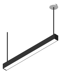 3D Presentation Image of Lighting CeilingSuspended Darkon HIP SUS