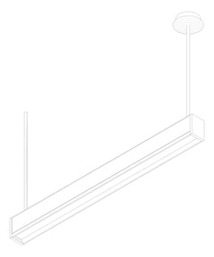 3D Documentation Image of Lighting CeilingSuspended Darkon HIP Skirt SUS