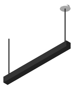 3D Presentation Image of Lighting CeilingSuspended Darkon HIP Up SUS