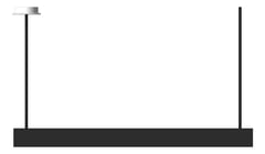 Front Image of Lighting CeilingSuspended Darkon HIP Up SUS