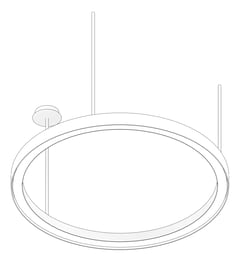 3D Documentation Image of Lighting CeilingSuspended DeanPhillips Ambient Ring One Uplight