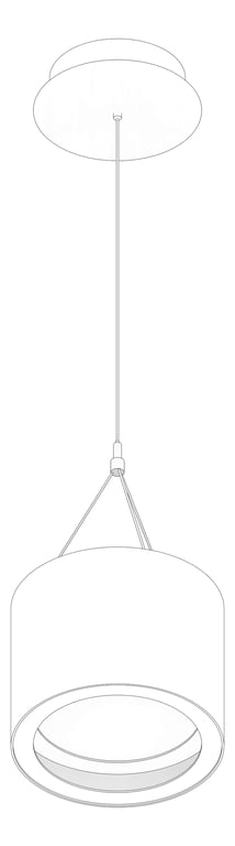 3D Documentation Image of Lighting Ceiling Darkon Deep C150 SUS