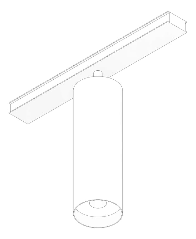 3D Documentation Image of Lighting Track Darkon Barrel
