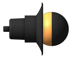 Left Image of Lighting Wall Darkon Chrome DOME WALL