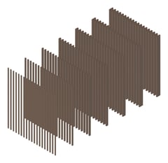 3D Presentation Image of Batten Aluminium Deco QuickClick 50