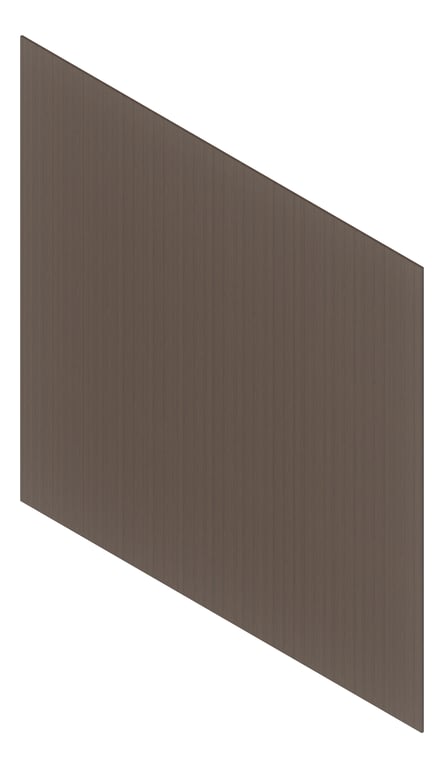 3D Presentation Image of Cladding Aluminium Deco Castellated Vertical Blackbutt Material