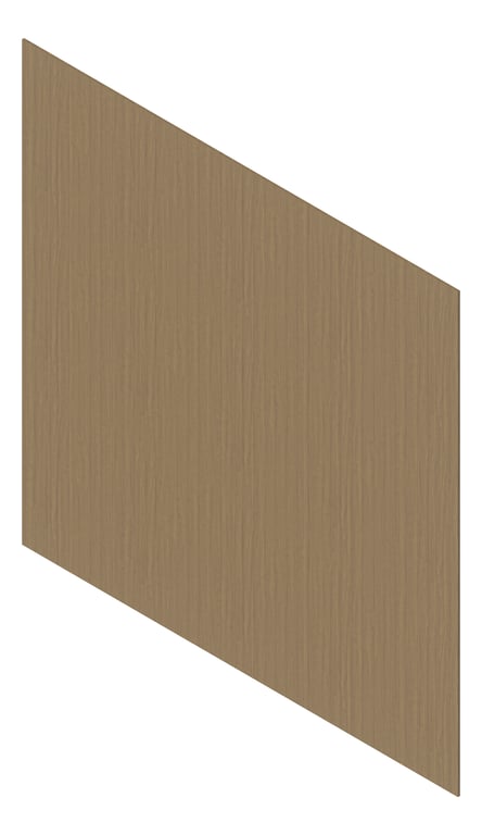 3D Presentation Image of Cladding Aluminium Deco Castellated Vertical HoneyEmber Material