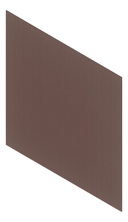 3D Presentation Image of Cladding Aluminium Deco Castellated Vertical Jarrah Material