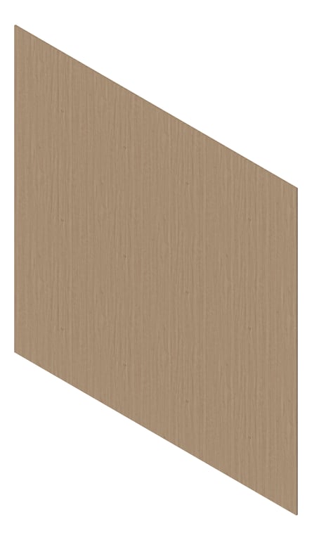 3D Presentation Image of Cladding Aluminium Deco Castellated Vertical Maple Material