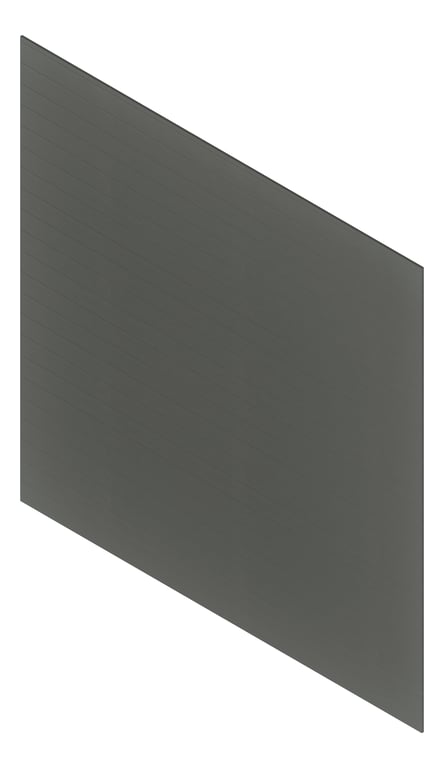 3D Presentation Image of Cladding Aluminium Deco Narrowline Horizontal CharredTimber Material