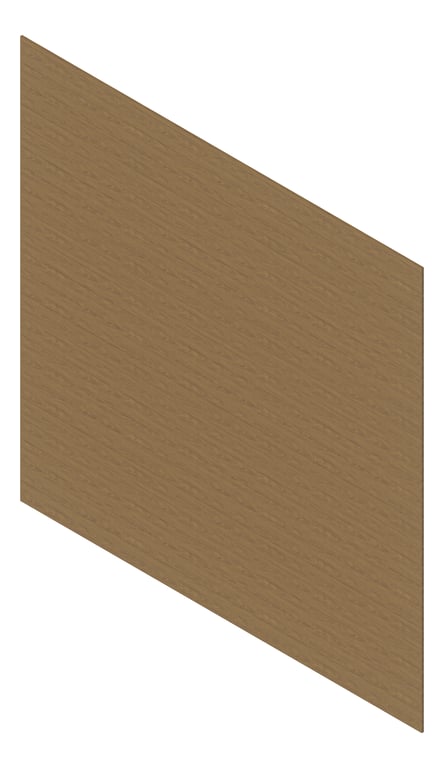 3D Presentation Image of Cladding Aluminium Deco Narrowline Horizontal FrenchOak Material