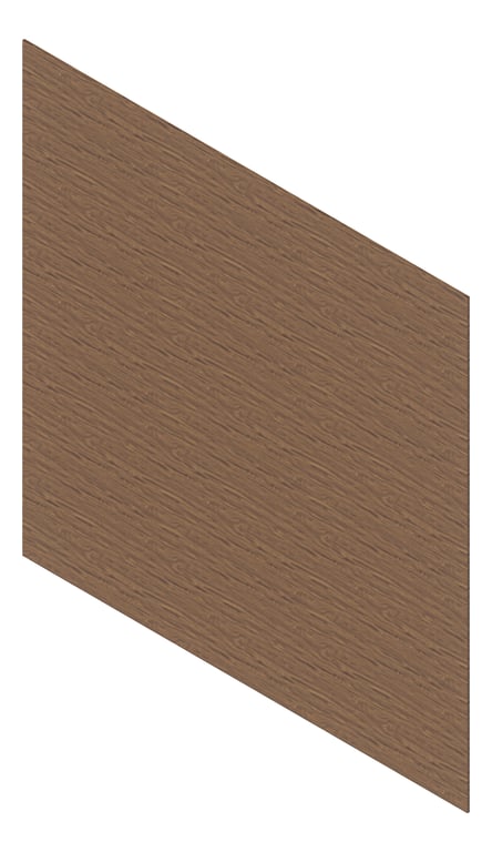 3D Presentation Image of Cladding Aluminium Deco Narrowline Horizontal GoldenGum Material