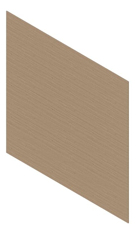 3D Presentation Image of Cladding Aluminium Deco Narrowline Horizontal Maple Material