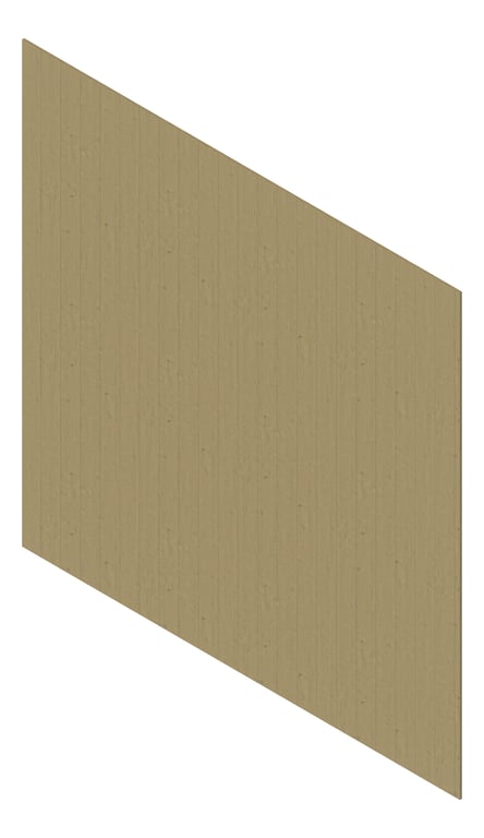 3D Presentation Image of Cladding Aluminium Deco Narrowline Vertical BarnOak Material