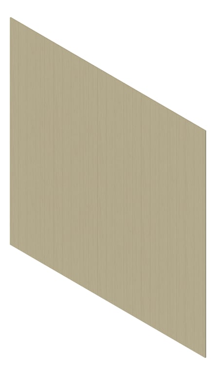 3D Presentation Image of Cladding Aluminium Deco Narrowline Vertical CurlyBirch Material