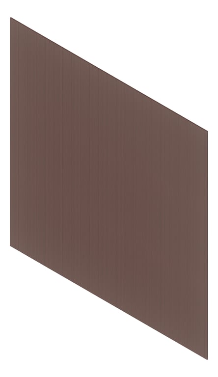3D Presentation Image of Cladding Aluminium Deco Narrowline Vertical Jarrah Material