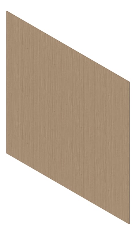 3D Presentation Image of Cladding Aluminium Deco Narrowline Vertical Maple Material