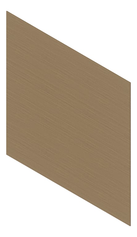 3D Presentation Image of Cladding Aluminium Deco Shadowline Horizontal HoneyEmber Material