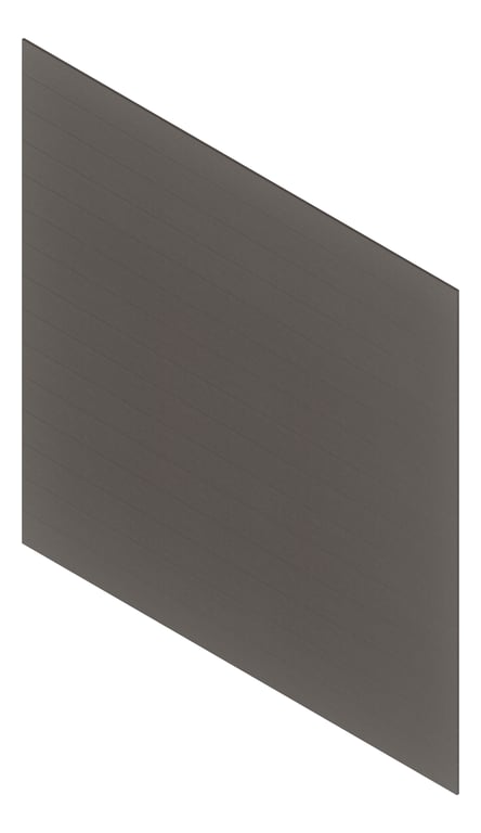 3D Presentation Image of Cladding Aluminium Deco Shadowline Horizontal Wenge Material