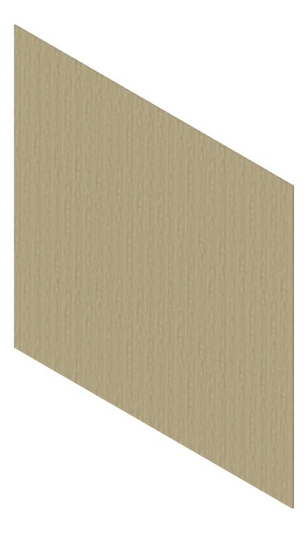 3D Presentation Image of Cladding Aluminium Deco Shadowline Vertical AmericanOak Material