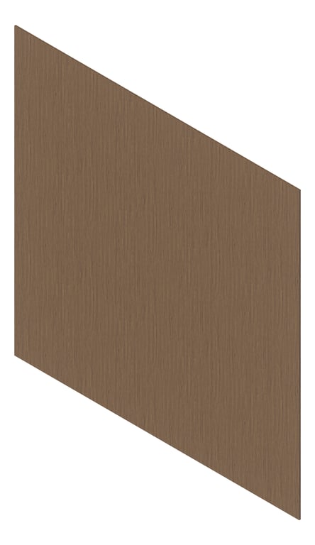3D Presentation Image of Cladding Aluminium Deco Shadowline Vertical EuropeanWalnut Material