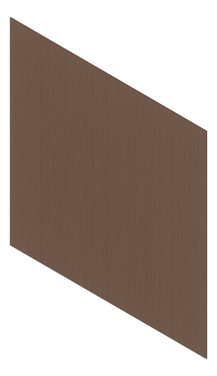 3D Presentation Image of Cladding Aluminium Deco Shadowline Vertical GoldenOak Material