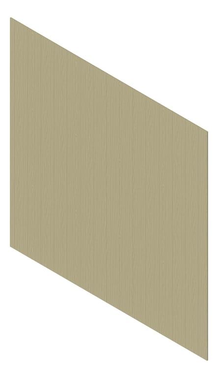 3D Presentation Image of Cladding Aluminium Deco Shadowline Vertical HamptonBeech Material