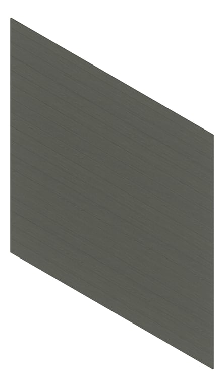 3D Presentation Image of Cladding Aluminium Deco VGroove Horizontal BlueAsh Material