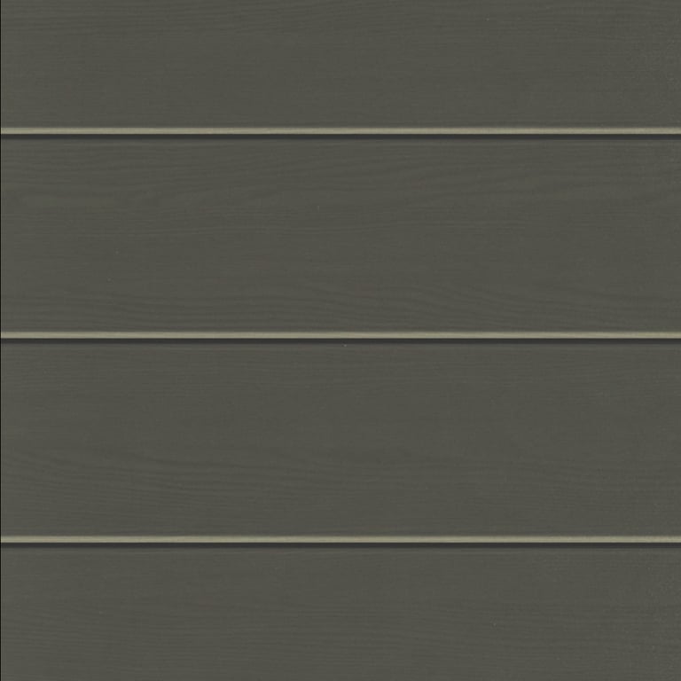 Cladding Aluminium Deco VGroove Horizontal CharredTimber Material