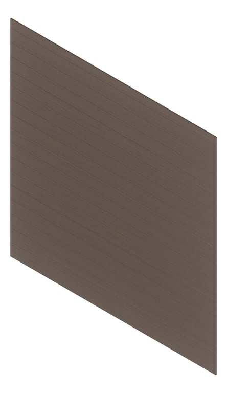 3D Presentation Image of Cladding Aluminium Deco VGroove Horizontal DarkMocha Material