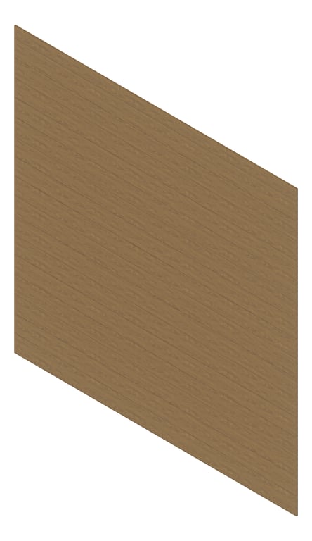 3D Presentation Image of Cladding Aluminium Deco VGroove Horizontal FrenchOak Material