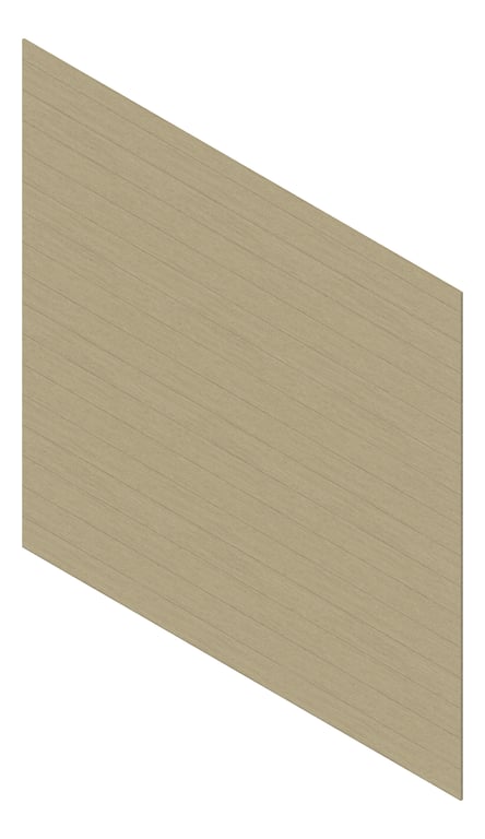 3D Presentation Image of Cladding Aluminium Deco VGroove Horizontal TasmanianOak Material