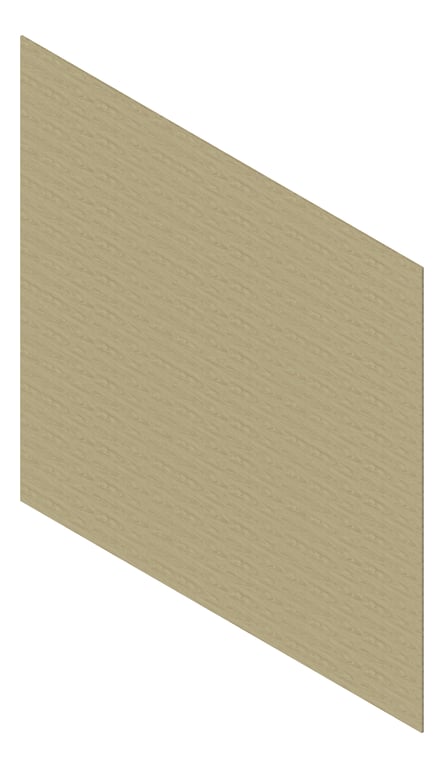 3D Presentation Image of Cladding Aluminium Deco WeatherBoard 160 AmericanOak Material