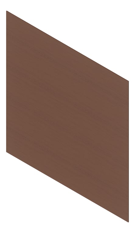 3D Presentation Image of Cladding Aluminium Deco WeatherBoard 180 WesternRedCedar Material