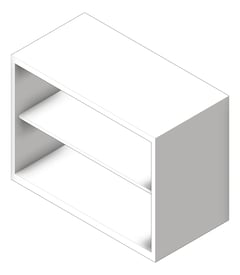 3D Shaded Image of Bookcase General Dexion Strata2 Freestanding